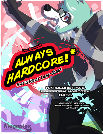 LaserRaccoon Poster